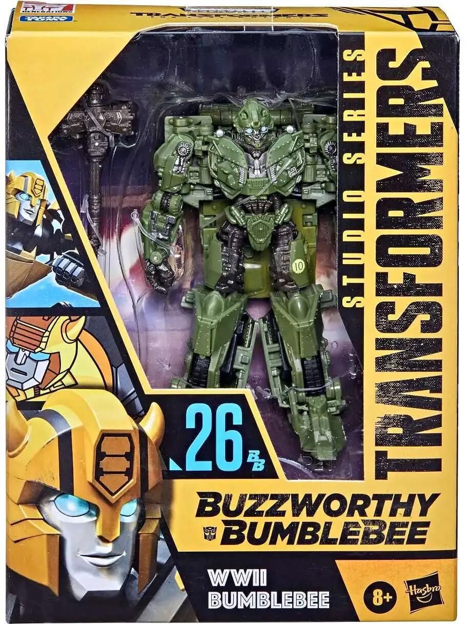 Transformers Buzzworthy Bumblebee Studio Series WWII Bumblebee Deluxe Action Figure [26]