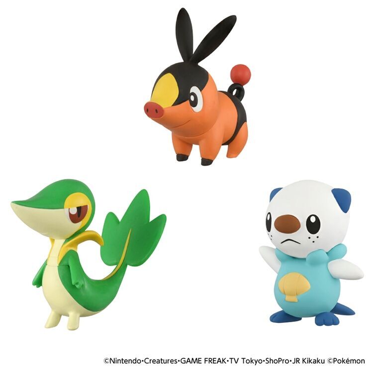 Moncolle Unova Starter Trio Set