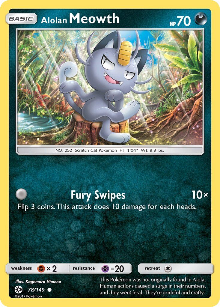 Alolan Meowth - 78/149 - EN