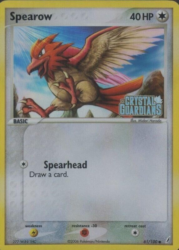 Spearow - 61/100 - Reverse Holo - EN Spearow - 61/100 - Reverse Holo - EN