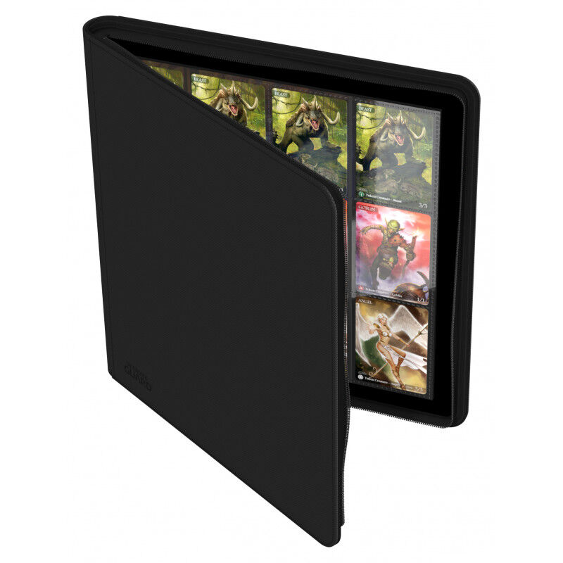 Ultimate Guard Ordner QuadRow ZipFolio 480 - 24-Pocket XenoSkin Schwarz