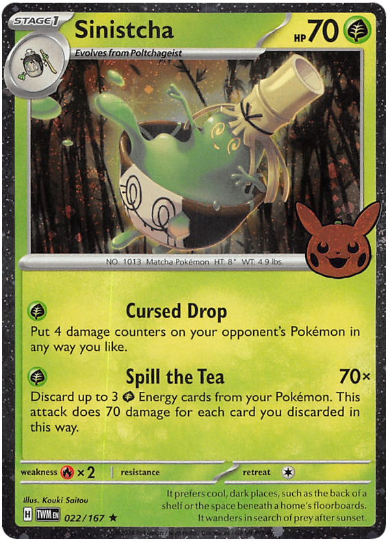 Sinistcha - TWM 22 - Trick or Trade 2024 Stamp - EN