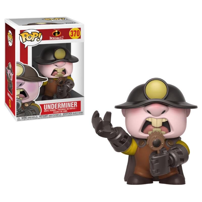 Die Unglaublichen 2 POP! Disney Vinyl Figur Underminer 9 cm