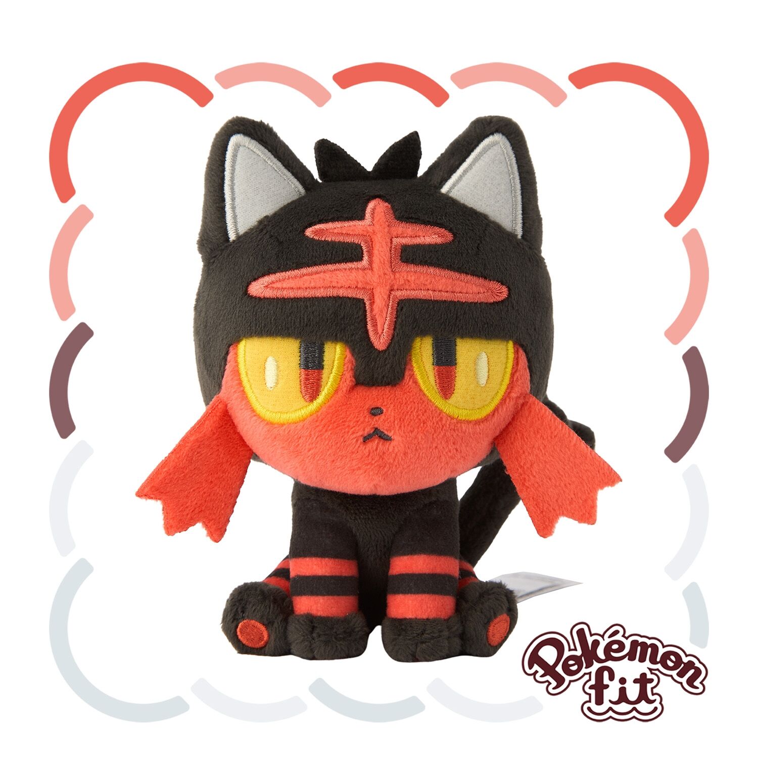 Litten Sitting Cuties Plush - 12.0 cm