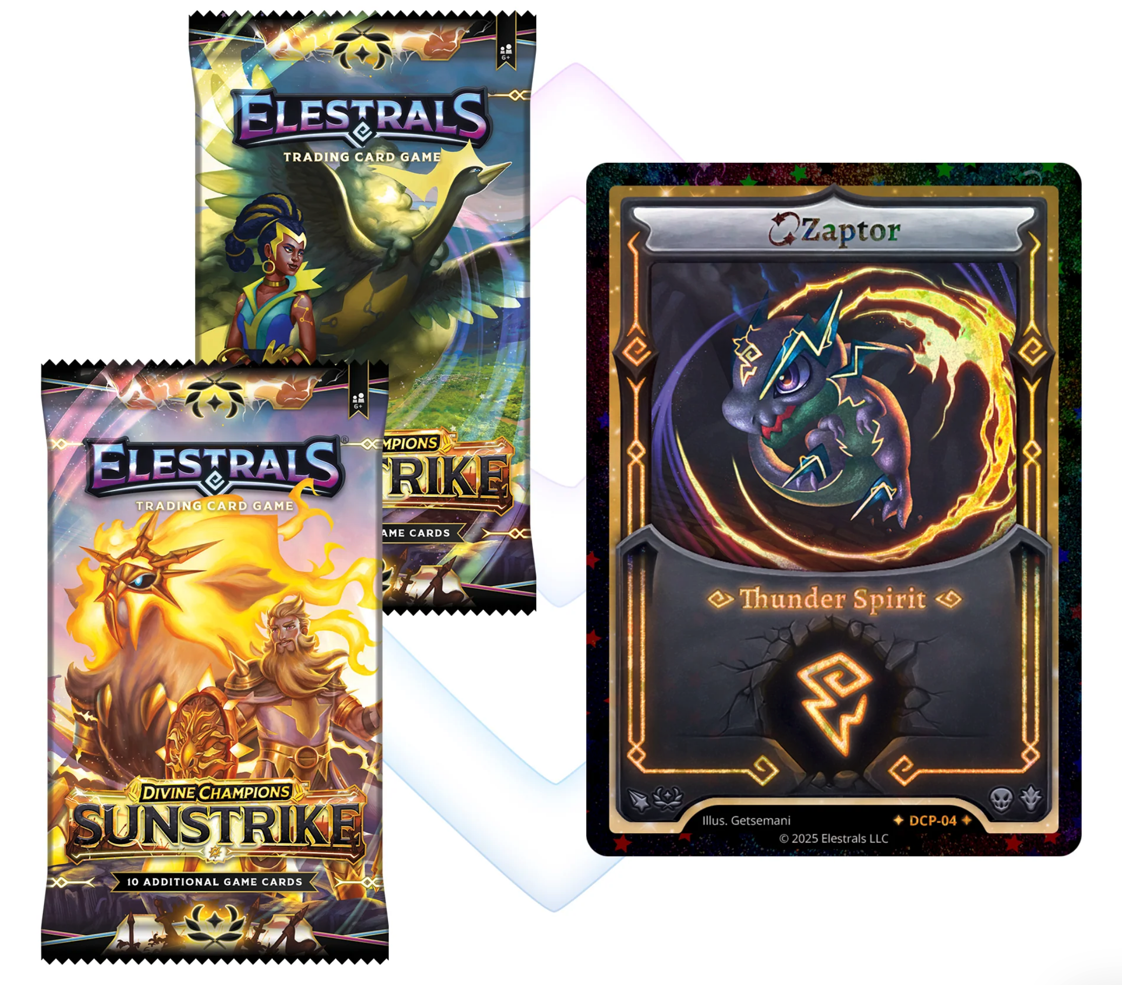 SUNTRIKE Divine Champions - Stellar Zaptor Double Blister Pack - ELESTRALS TCG - EN 