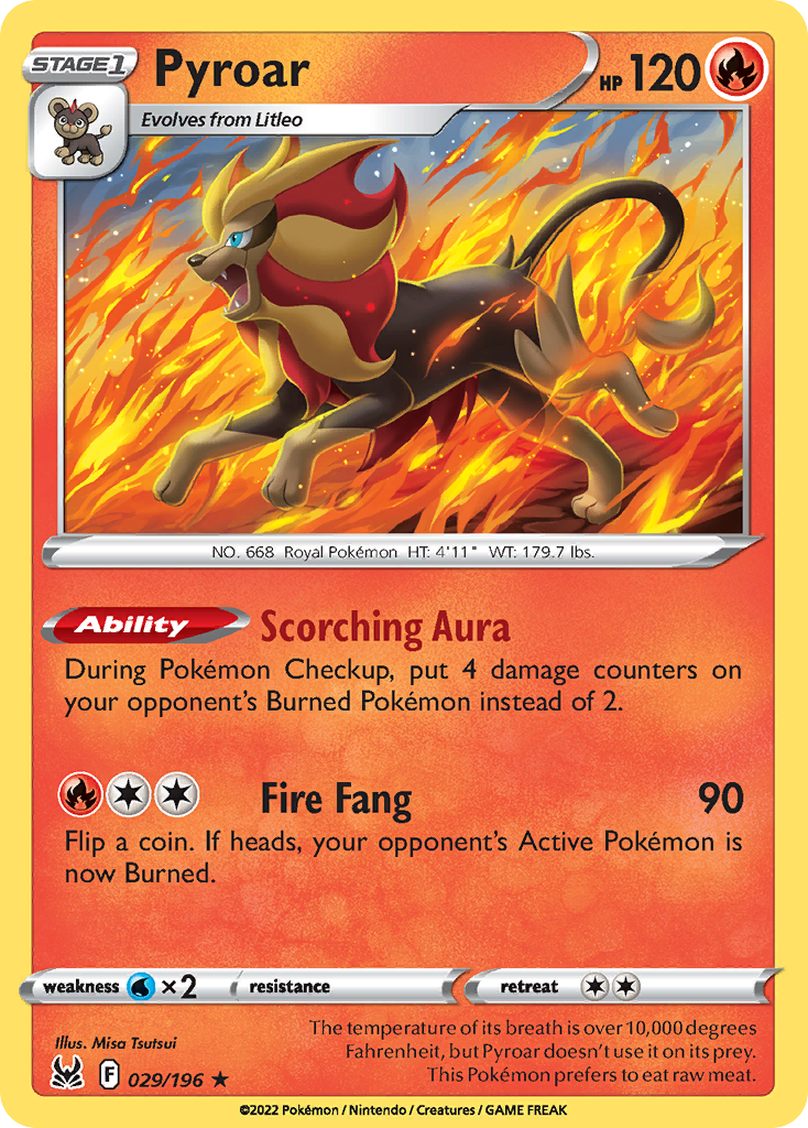 Pyroar - 029/217 - EN Pyroar - 029/217 - EN