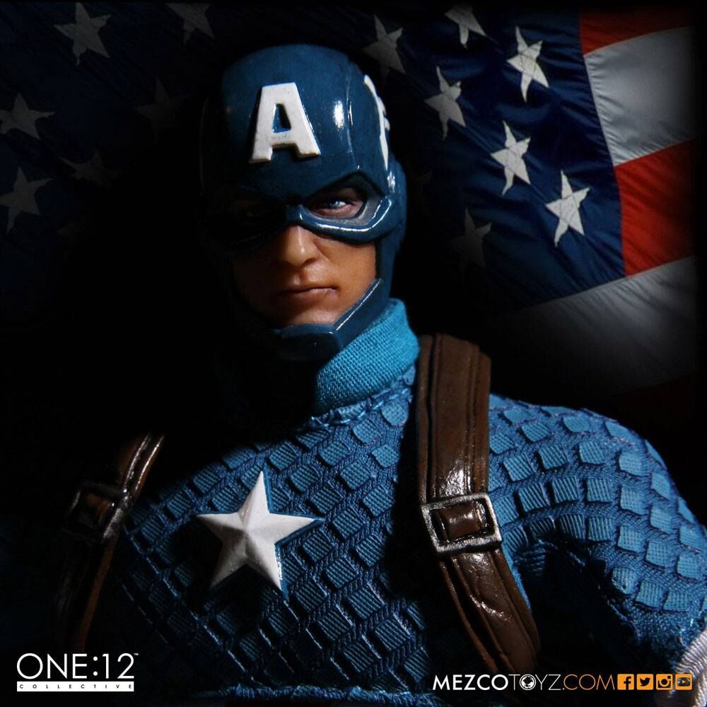 Marvel Universe Actionfigur 1/12 Captain America 15 cm