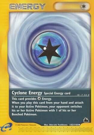 Cyclone Energy - 143/144 - Reverse Holo - EN