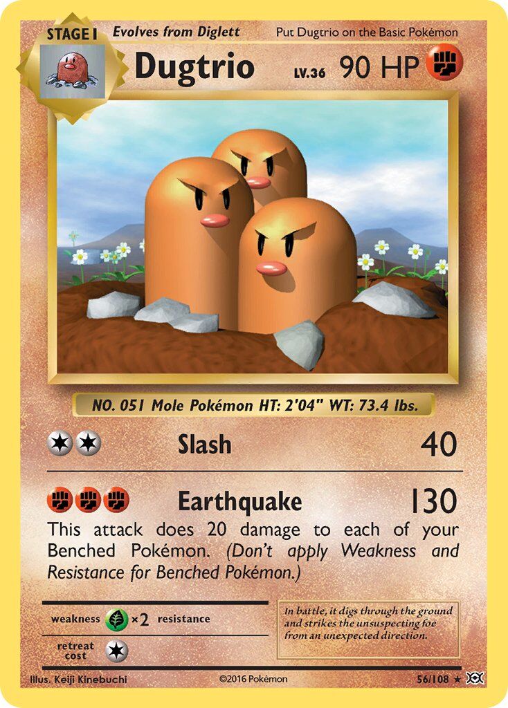 Dugtrio - 56/108 - EN Dugtrio - 56/108 - EN