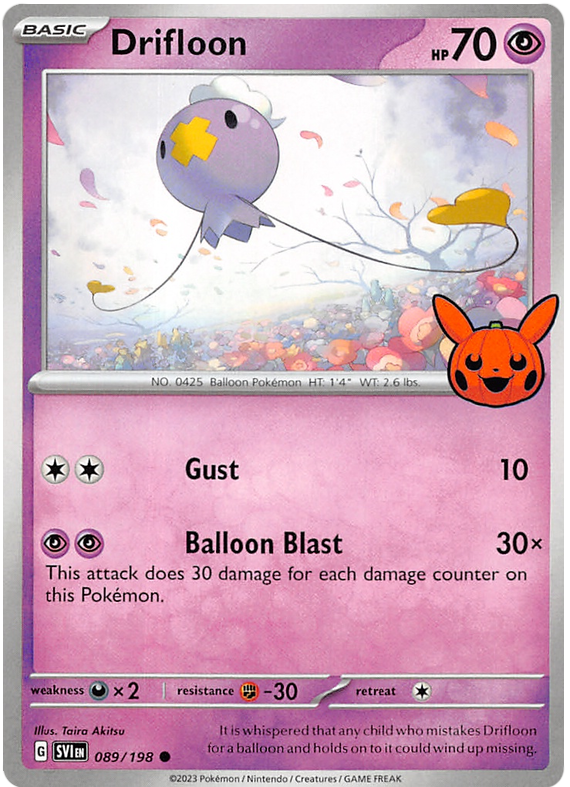 Drifloon - SVI 89 - Trick or Trade 2023 Stamp - EN Drifloon - SVI 89 - Trick or Trade 2023 Stamp - EN