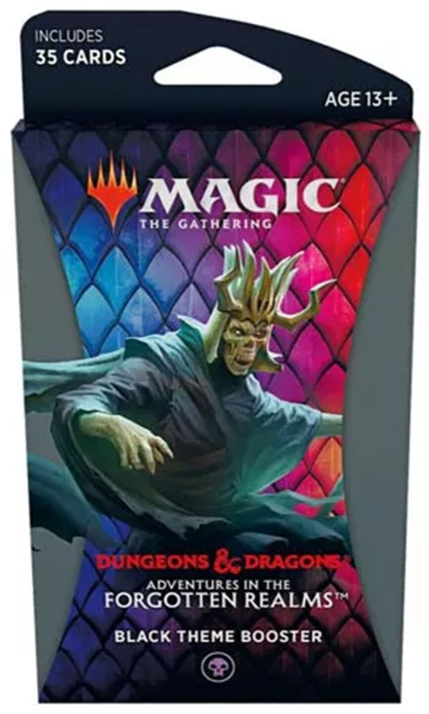 Theme Booster Adventures In The Forgotten Realms: Black - Magic the Gathering - EN Theme Booster Adventures In The Forgotten Realms: Black - Magic the Gathering - EN