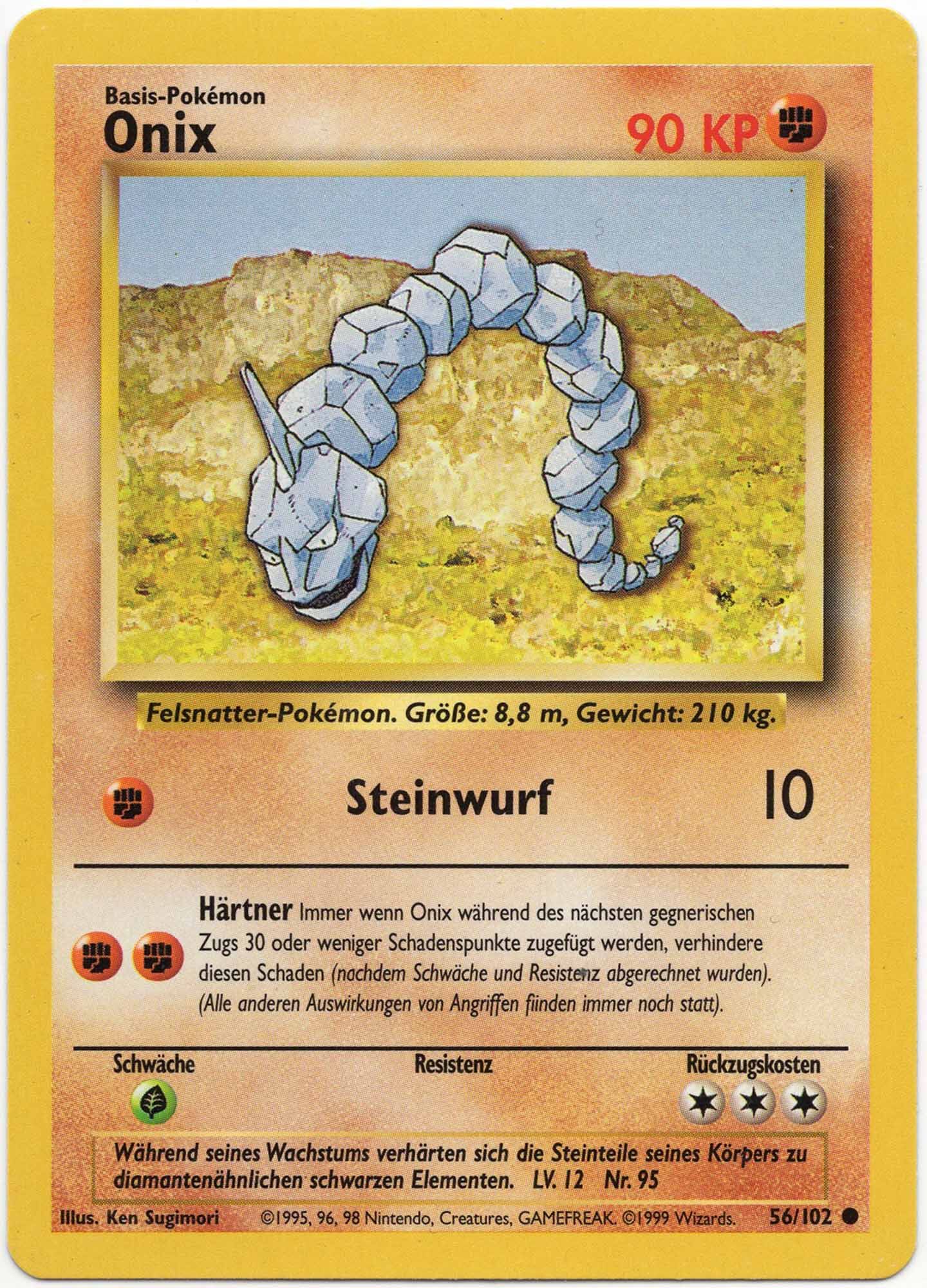 onix-56-102-pokemon-tcg-moderately-played Onix - 56/102 - Pokémon TCG - Moderately Played