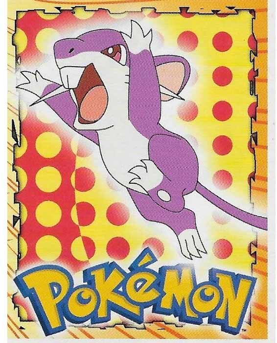 Rattata - 19 - Merlin Sticker Series 1