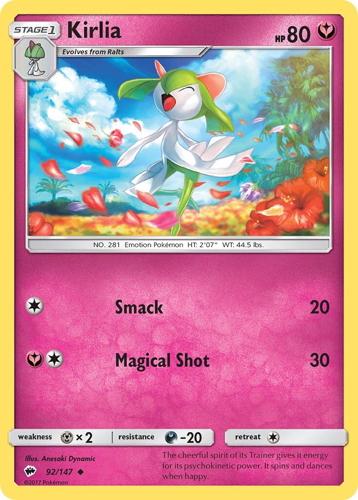 Kirlia - 92/147 - Pokémon TCG - Lightly Played - EN