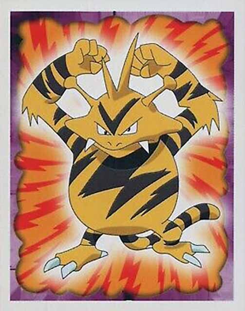 Electabuzz - 125 - Merlin Sticker Series 1