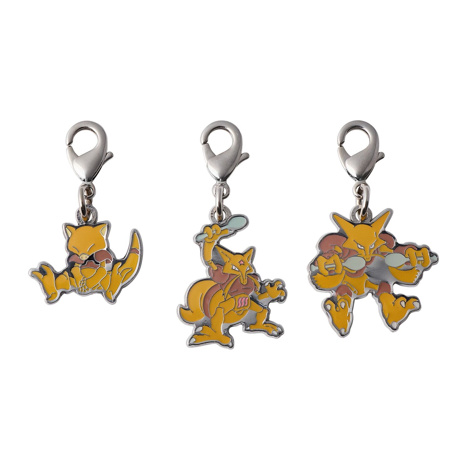 Pokemon Center - Abra, Kadabra, Alakazam Schlüsselanhänger - 3 Stück Pokemon Center - Abra, Kadabra, Alakazam Schlüsselanhänger - 3 Stück