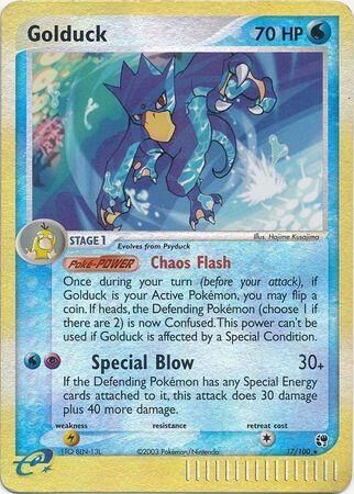 Golduck - 17/100 - Reverse Holo - EN