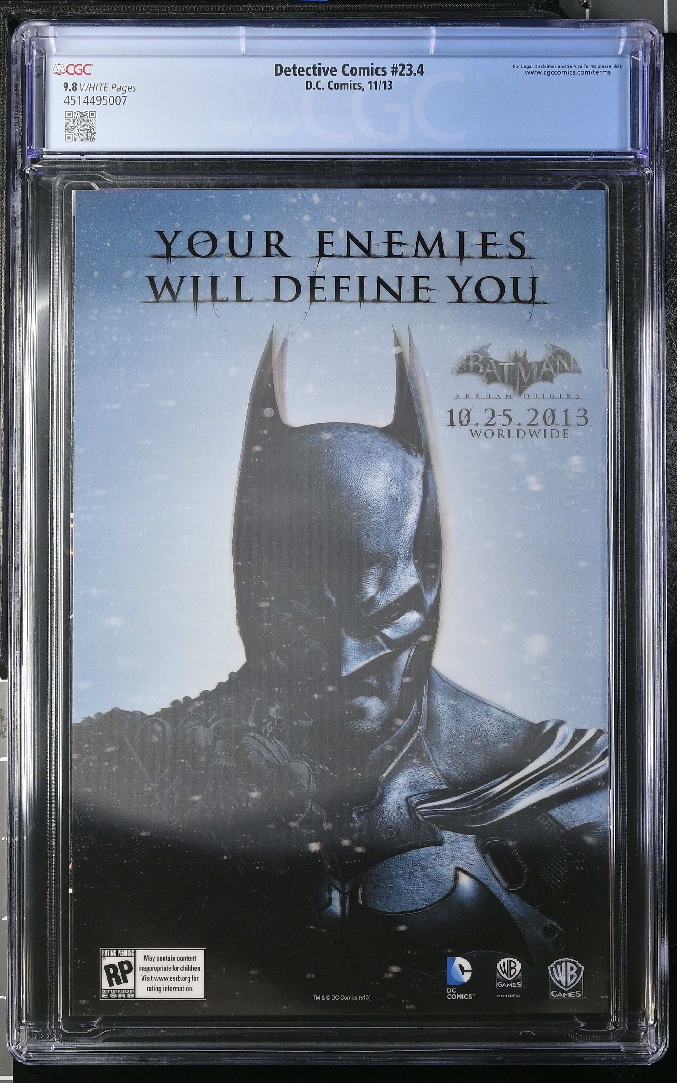 Detective Comics #23.4 CGC 9.8 3D Lenticular Cover