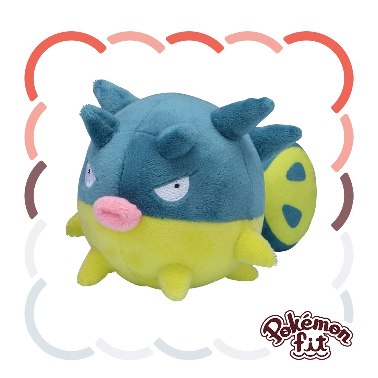 Qwilfish Sitting Cuties Plush - 18 cm