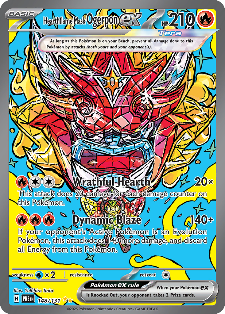 Hearthflame Mask Ogerpon ex - 148/131 - EN
