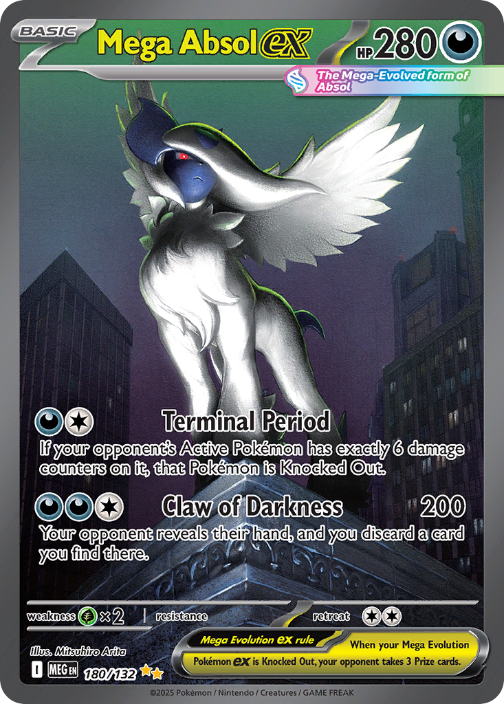 Mega Absol ex - 180/132 - EN Mega Absol ex - 180/132 - EN