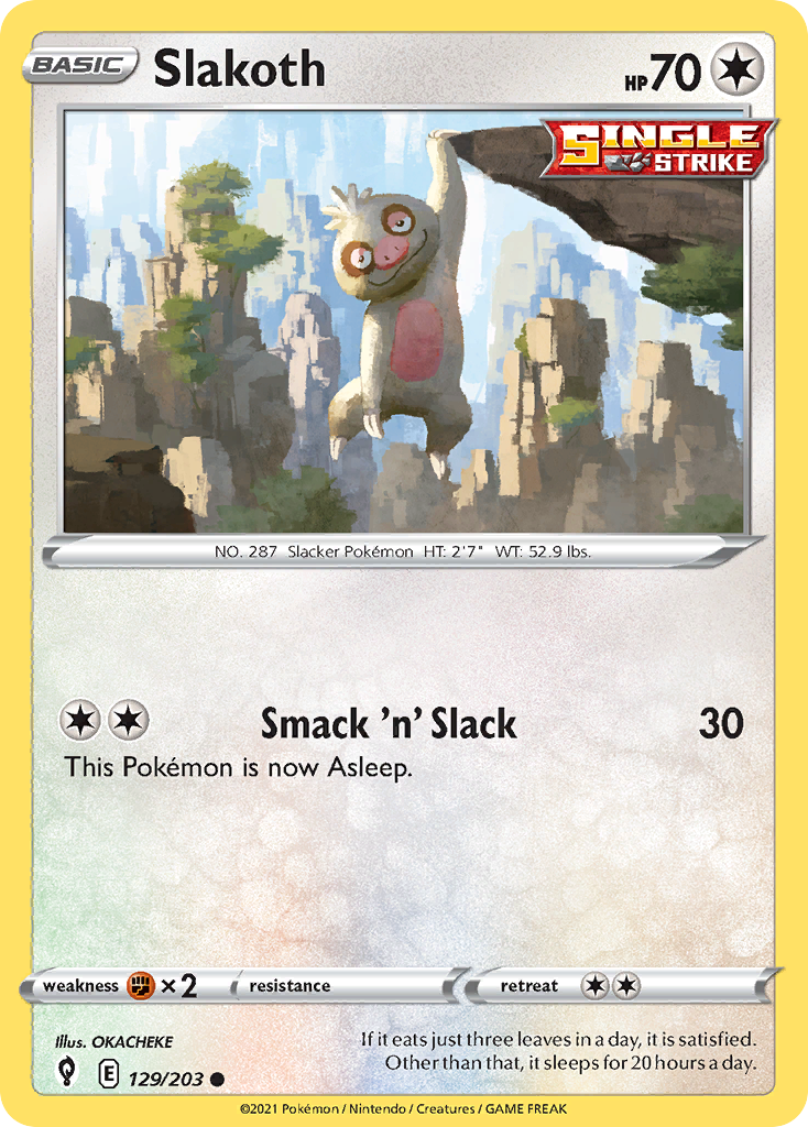 Slakoth - 129/203 - EN