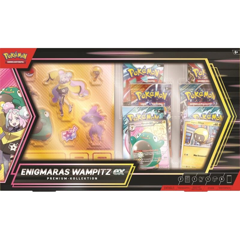 Pokémon TCG: Enigmaras Wampitz ex Premium Kollection - DE 