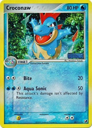 Croconaw - 38/115 - Reverse Holo - EN Croconaw - 38/115 - Reverse Holo - EN