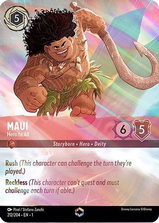 Maui - Hero to All (Enchanted) - 212/204 - EN Maui - Hero to All (Enchanted) - 212/204 - EN