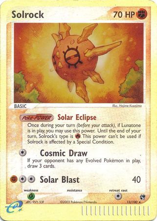 Solrock - 13/100 - Reverse Holo - EN Solrock - 13/100 - Reverse Holo - EN