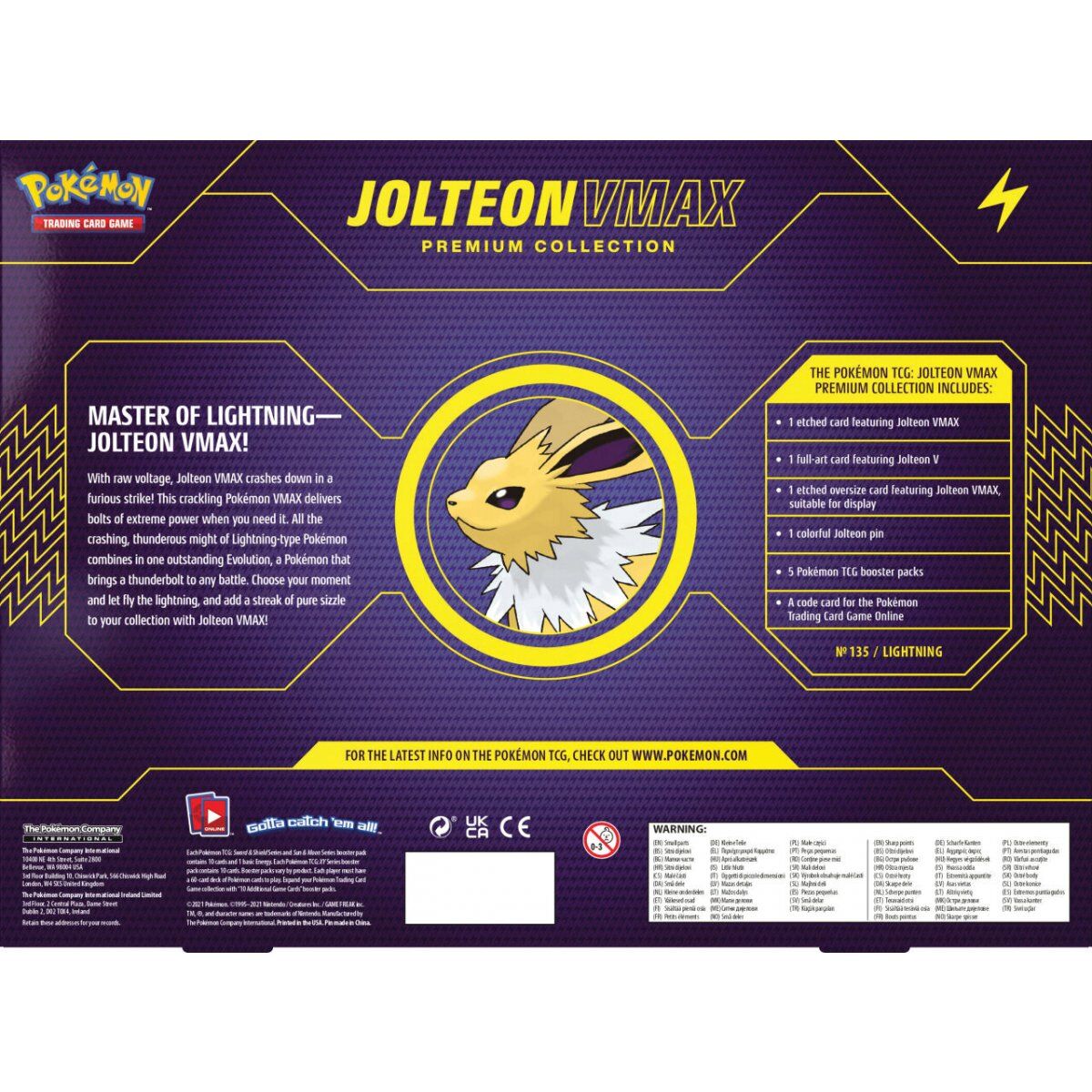 Pokémon Jolteon VMAX Premium Collection Box - EN