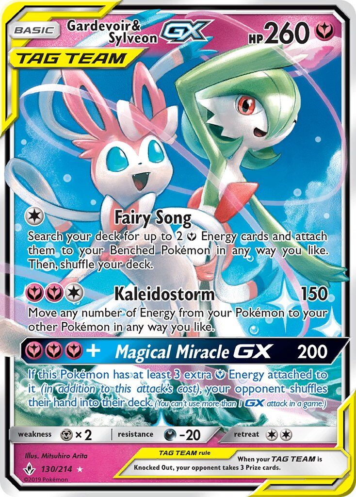 Gardevoir & Sylveon-GX - 130/214 - EN Gardevoir & Sylveon-GX - 130/214 - EN