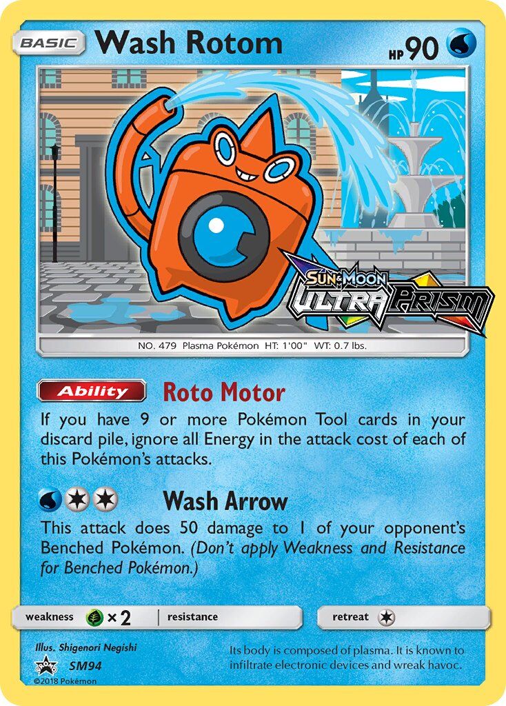 Wash Rotom - SM94/SM94 - EN Wash Rotom - SM94/SM94 - EN