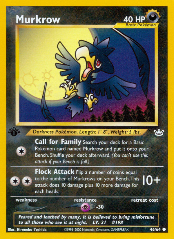 Murkrow - 46/66 - 1st Edition - EN