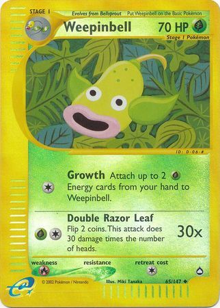 Weepinbell - 65/147 - Reverse Holo - EN