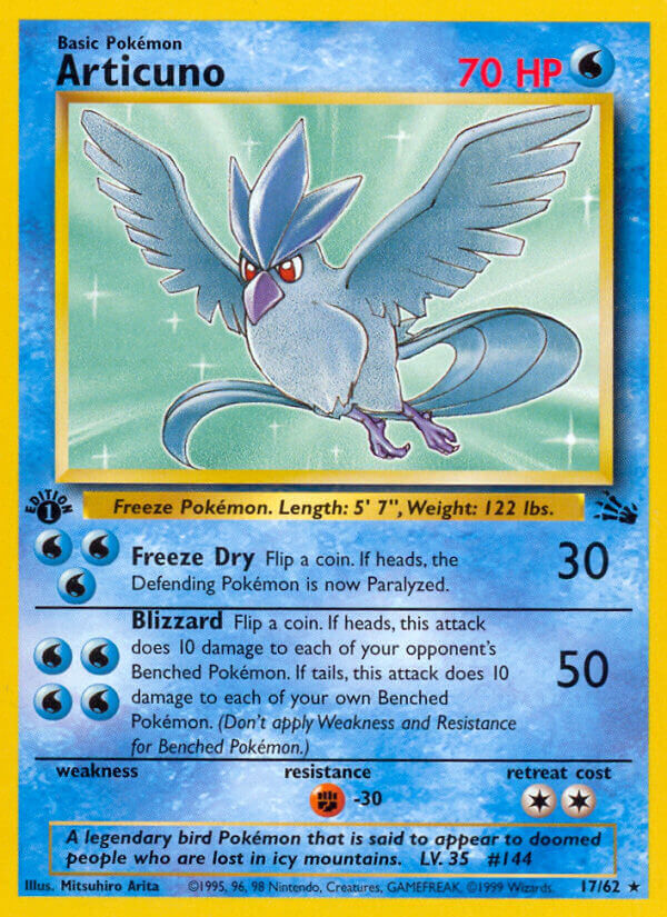 Articuno - 17/62 - Unlimited - EN Articuno - 17/62 - Unlimited - EN