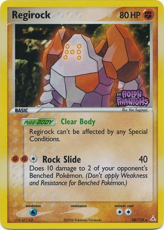 Regirock - 28/110 - Reverse Holo - EN Regirock - 28/110 - Reverse Holo - EN