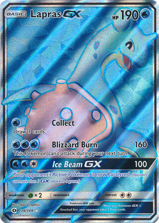 Lapras GX 139/149 - Pokémon TCG