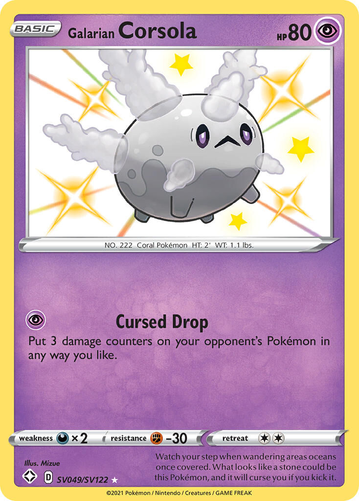 Galarian Corsola - SV049/SV122 - EN