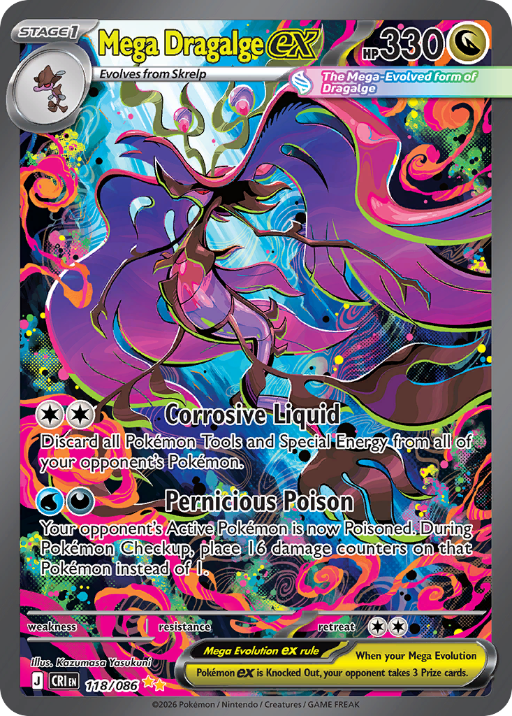 Mega Dragalge ex - 118/086 - EN