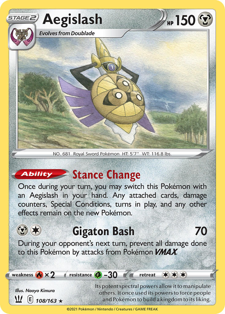 Aegislash - 108/163 - EN Aegislash - 108/163 - EN