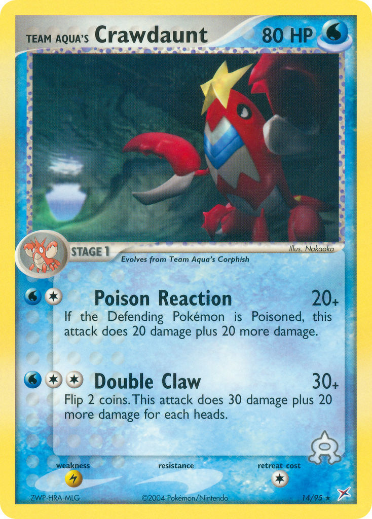 Team Aqua’s Crawdaunt - 14/95 - EN
