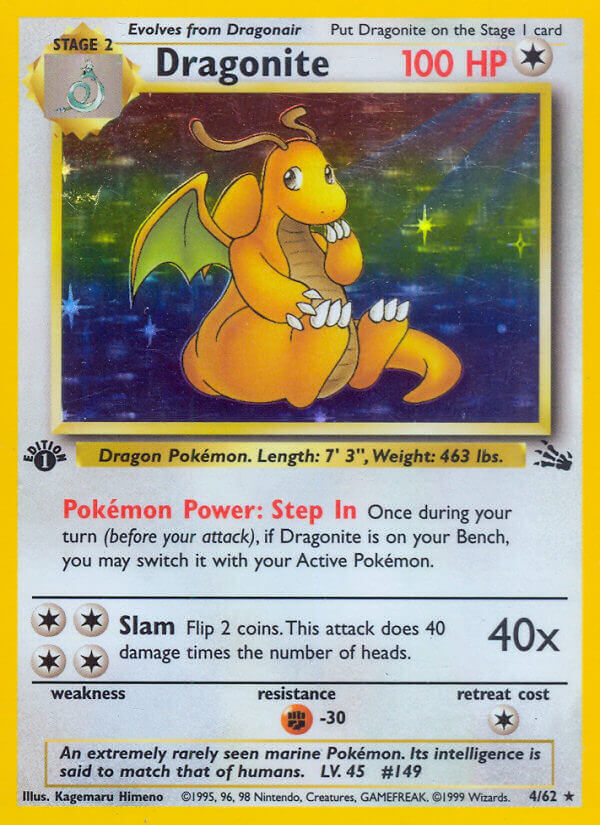Dragonite - 4/62 - Unlimited - EN Dragonite - 4/62 - Unlimited - EN