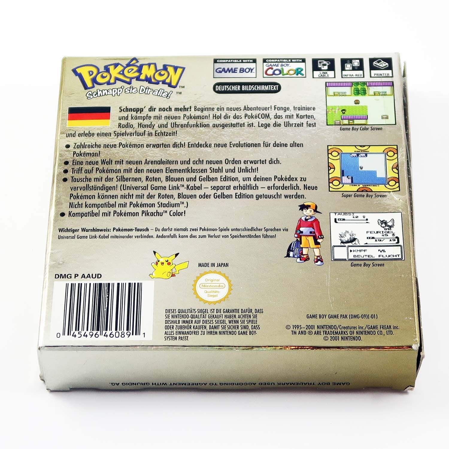 Pokémon Goldene Edition - Game Boy Color