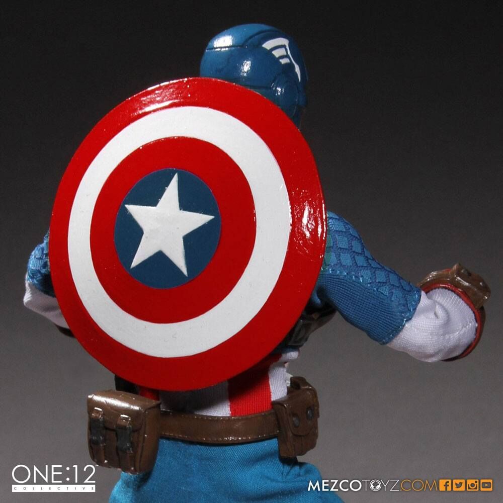 Marvel Universe Actionfigur 1/12 Captain America 15 cm