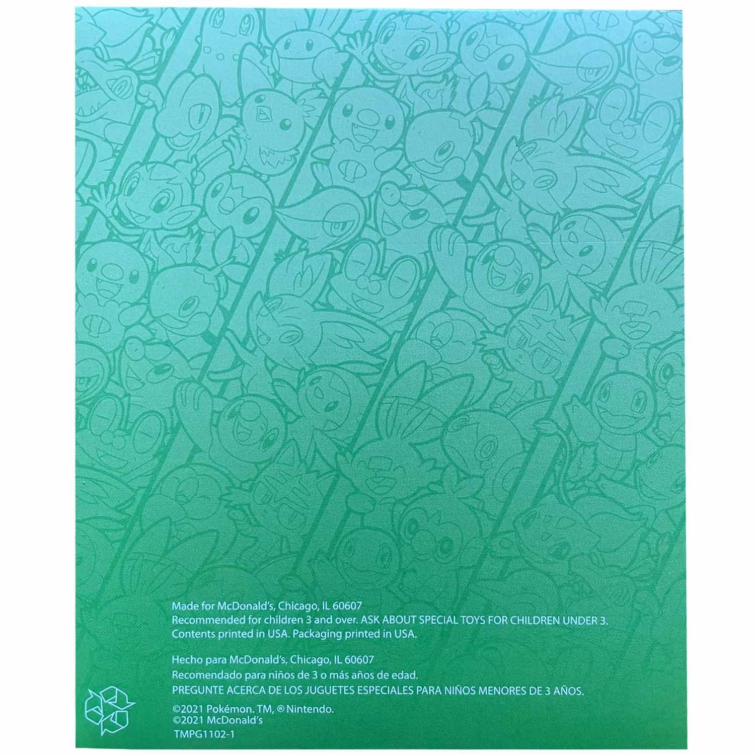Pokémon 25th Anniversary McDonalds Promo Booster 2021 Green - EN