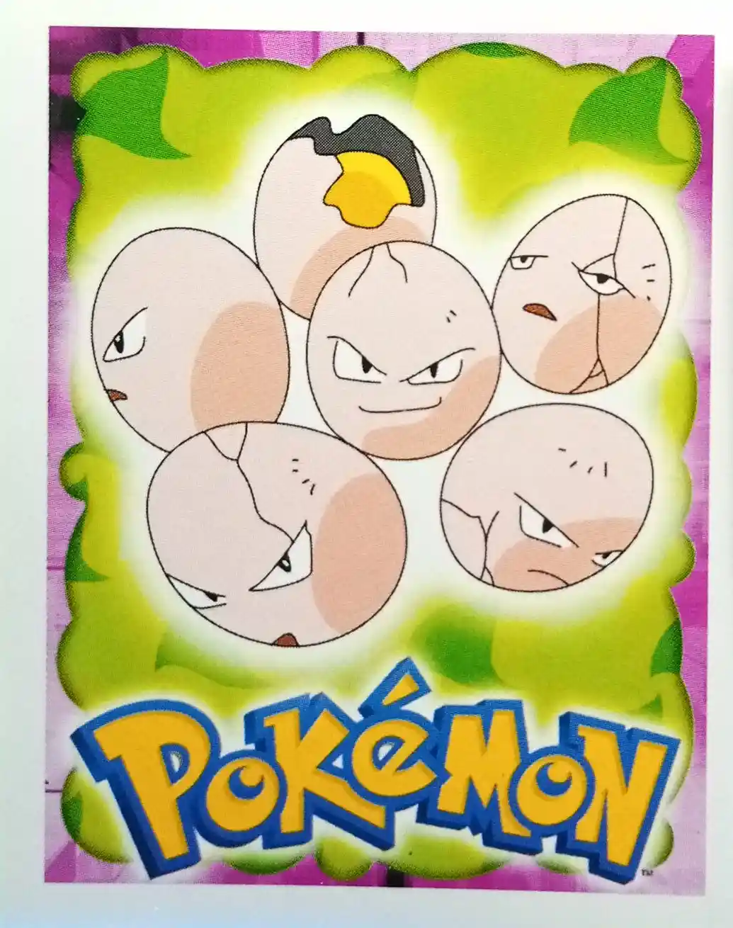 Exeggcute - 102 - Merlin Sticker Series 1