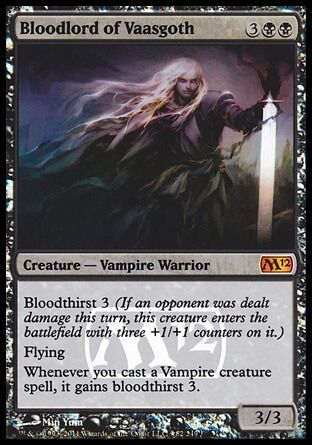 bloodlord-of-vaasgoth-m12-prerelease-promo-holo-mtg-near-mint-en Bloodlord of Vaasgoth - M12 Prerelease Promo Holo - MTG - Near Mint - EN