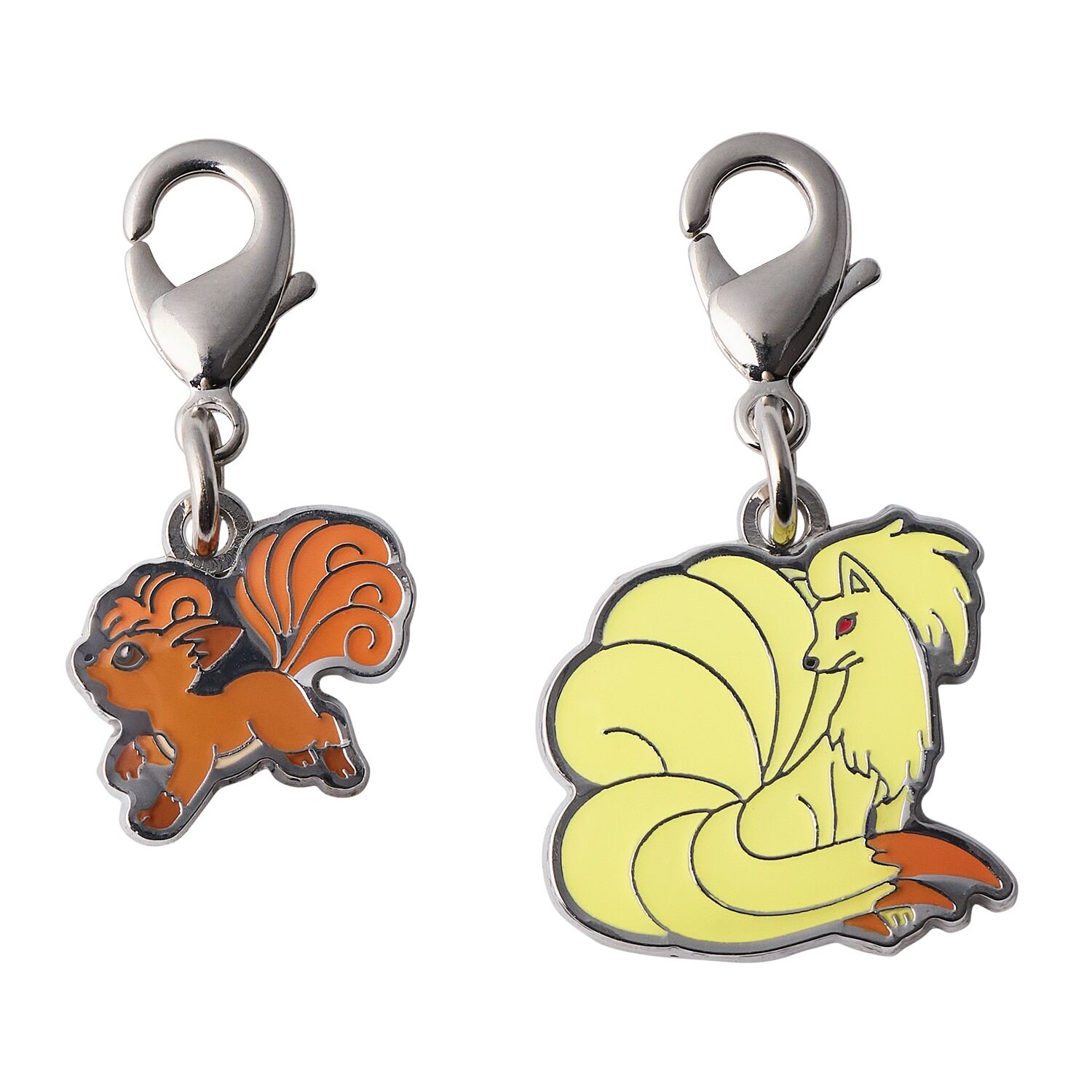 Pokemon Center - Vulpix & Ninetales Schlüsselanhänger - 2 Stück Pokemon Center - Vulpix & Ninetales Schlüsselanhänger - 2 Stück