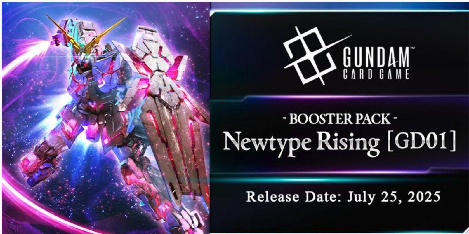 Newtype Rising GD01 Booster Display (24) - Gundam Card Game - EN